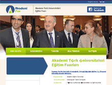 Tablet Screenshot of akademifair.com